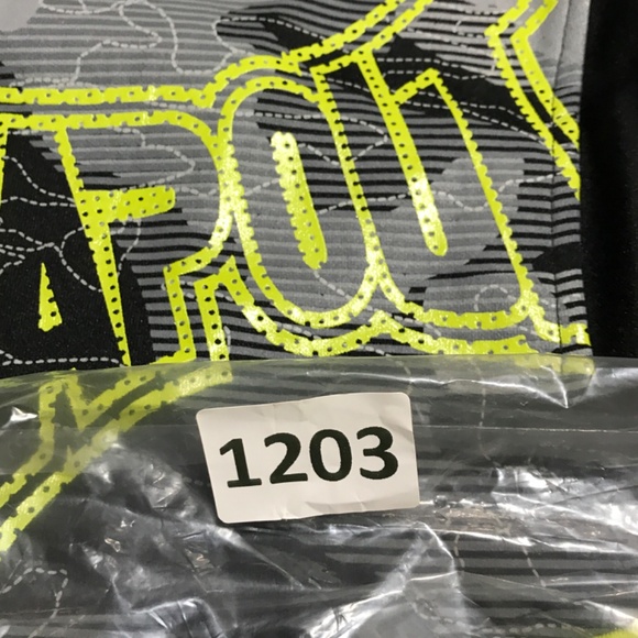 TAP OUT Jacket Full Zip Mens Large Slim Black Stretch Track TapOut Gym Workout - Picture 11 of 11